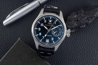 Thumbnail von IWC Big Pilot Watch Schaffhausen Automatic 7 Days Steel Men's Watch Ref IW500201 Papers