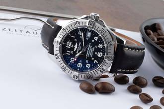 Thumbnail von Breitling Superocean 1500M Chronometer Automatic Ref. A17360 Box & Papers 2004