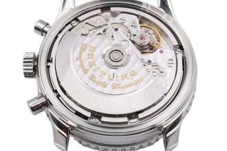 Thumbnail von Breitling Old Navitimer Chronograph stainless steel automatic Ref. A13322 B&P 1999