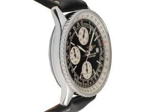 Thumbnail von Breitling Old Navitimer Chronograph stainless steel automatic Ref. A13322 B&P 1999