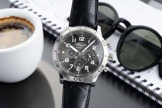 Breguet Type XX - XXI - XXII Flyback Chronograph Automatic Steel Men's Watch Ref. 3810