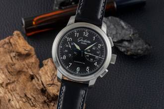 Glashütte Original Senator Navigator Chronograph Steel Automatic Ref. 1-39-34-17-17-04