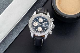 Thumbnail von Breitling Superocean Chronograph II Steel Automatic Men's Watch Ref. A13340 B&P 2011