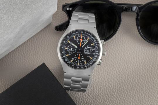  Sinn 157 ST TY Chronograph Stahl Automatik Herrenuhr Ref. 157.020 Box 