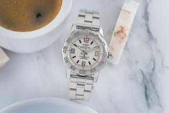 Breitling Colt Quartz stainless steel quartz women's watch Ref. A7738711 box & papers 2013