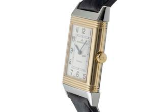 Thumbnail von Jaeger-LeCoultre Reverso Steel / Gold Manual Wind Ladies' Watch Ref. Q250541F