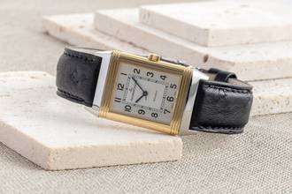 Thumbnail von Jaeger-LeCoultre Reverso Steel / Gold Manual Wind Ladies' Watch Ref. Q250541F