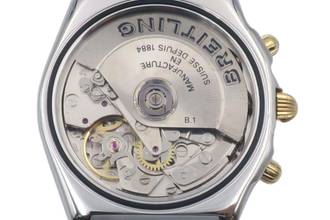 Thumbnail von Breitling Chronomat Chronograph Steel / Gold Automatic Men's Watch Ref. B13050.1