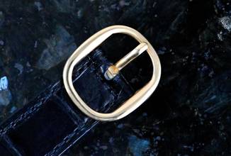 Thumbnail von Patek Philippe Ellipse d'Or 3738 | German Certificate 1993 | blue dial | yellow gold