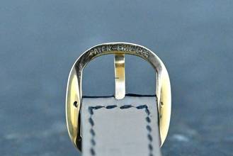 Thumbnail von Patek Philippe Ellipse d'Or 3738 | German Certificate 1993 | blue dial | yellow gold