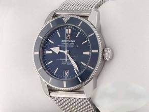 Thumbnail von Breitling Superocean Heritage II 42 B20 42 Mm Ab2010 Edelstahl 2018 Automatik Stahl Steel Blue Dial