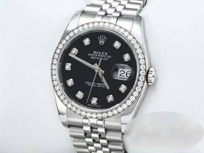 Thumbnail von Rolex Datejust 36 36mm 116244 2011 Stahl Weissgold 750 Diamanten Automatik Stainless Steel 18kt White Gold Jubilé-band Chronometer Oyster Black Dial