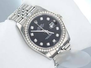 Thumbnail von Rolex Datejust 36 36mm 116244 2011 Stahl Weissgold 750 Diamanten Automatik Stainless Steel 18kt White Gold Jubilé-band Chronometer Oyster Black Dial