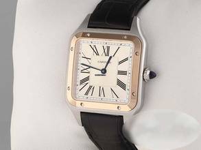 Thumbnail von Cartier Santos Dumont Lm Edelstahl Rosegold 750 W2sa0037 2025 Steel 18kt Rose Gold