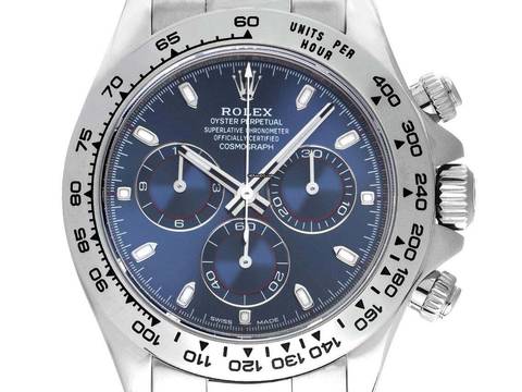  Rolex Daytona Ref.116509 2009 LC EU Full Set wie Neu Vintage Daytona 18kt Weißgold 