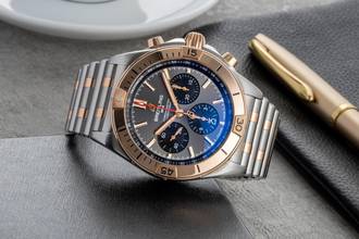 Thumbnail von Breitling Chronomat 42 B01 Stahl / Gold Automatik Ref. UB0134101B1U1