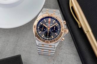 Thumbnail von Breitling Chronomat 42 B01 Stahl / Gold Automatik Ref. UB0134101B1U1