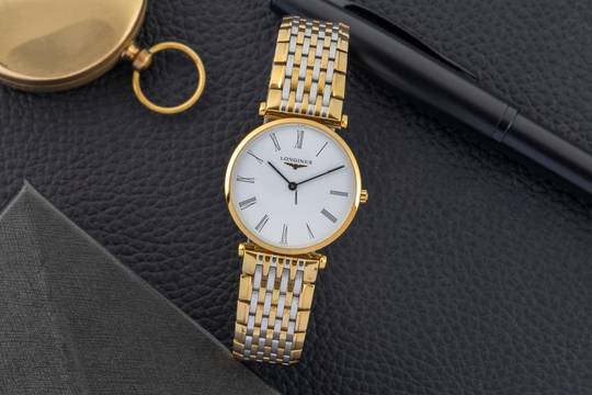  Longines La Grande Classique Stahl Quarz Damenuhr Ref. L4.512.2 