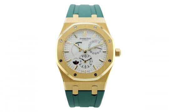  Audemars Piguet Royal Oak Dual Time 39MM - 18K Yellow Gold - Additional Black Rubber B Strap - 26120BA.OO.D088CR.01 2008 
