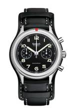  Hanhart Pioneer 417 ES Chronograph Handaufzug Kalbsleder mit Unterband H701.210-7010 