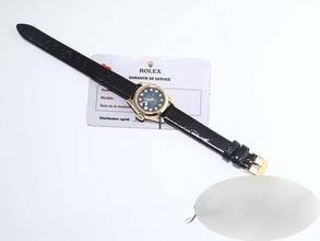 Thumbnail von Rolex Lady-Datejust Gelbgold 750 Diamanten Automatik Lederband 18kt Yellow Gold Damenuhr Chronometer Oyster
