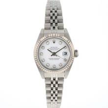  Rolex Lady-Datejust 26 Lady Jubilee White Diamond Dial 
