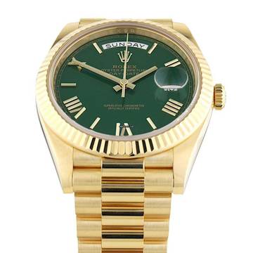  Rolex Day-Date 40 Green Dial Ref.228238 Fullset 