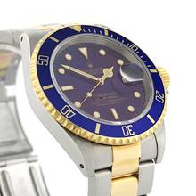Thumbnail von Rolex Submariner Date Purple Dial Ref.16613 B+P mint condition