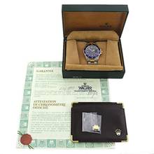 Thumbnail von Rolex Submariner Date Purple Dial Ref.16613 B+P mint condition