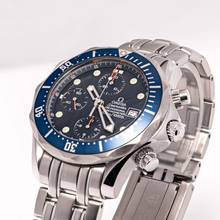 Thumbnail von Omega Seamaster Diver 300 M Chronograph 41 – 2599.80.00– good Condition – 06/2003 Full Set