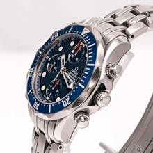 Thumbnail von Omega Seamaster Diver 300 M Chronograph 41 – 2599.80.00– good Condition – 06/2003 Full Set
