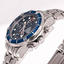 Thumbnail von Omega Seamaster Diver 300 M Chronograph 41 – 2599.80.00– good Condition – 06/2003 Full Set