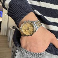 Thumbnail von Breitling Chronomat D13048 Chronograph champagne dial Full Set