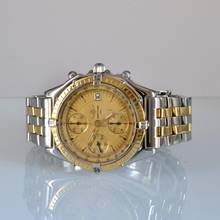 Thumbnail von Breitling Chronomat D13048 Chronograph champagne dial Full Set