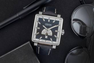 Thumbnail von Union Glashütte Averin Steel Automatic Men's Watch Ref D003.528.16.051.01 B&P 2011