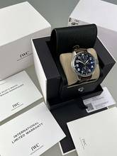 Thumbnail von IWC Le Petit Prince Monopusher Big Edition steel 46 mm dial blue limited 500 pcs worldwide unworn Full Set EK 06/2022 Folding clasp Manual winding