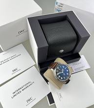 Thumbnail von IWC Le Petit Prince Monopusher Big Edition steel 46 mm dial blue limited 500 pcs worldwide unworn Full Set EK 06/2022 Folding clasp Manual winding