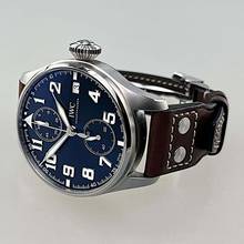 Thumbnail von IWC Le Petit Prince Monopusher Big Edition steel 46 mm dial blue limited 500 pcs worldwide unworn Full Set EK 06/2022 Folding clasp Manual winding