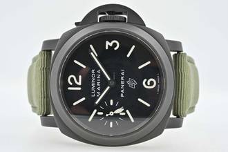  Panerai Luminor Marina Logo PAM00005 PAM 005 DLC Blacked Out 