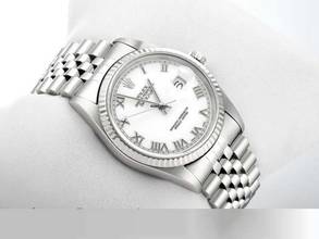 Thumbnail von Rolex Datejust 36 36mm 16234 2001 stainless steel white gold 750 automatic gold steel