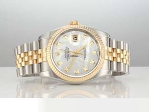 Thumbnail von Rolex Datejust 36 36mm 116233 Perlmutt Diamanten 2014 Stahl Gelbgold 750 Automatik Stainless Steel 18kt Yellow Gold Jubilé-band Chronometer Oyster