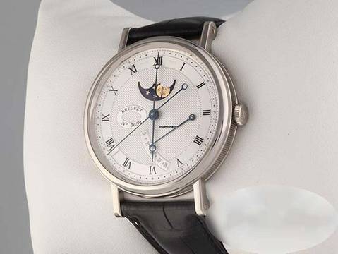  Breguet Classique 7787 Mondphase 39mm 2013 Weissgold 750 Automatik 18kt White Gold 
