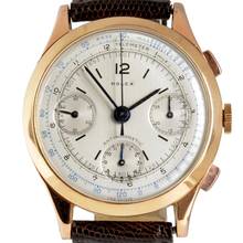 Thumbnail von Rolex Chronograph oversized 3330 Antimagnetic rose gold 18KT 1937