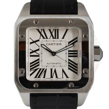 Thumbnail von Cartier Santos 100 XL W20073X8 white dial Full Set like NEW 2020