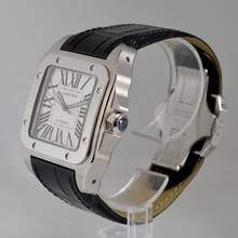 Thumbnail von Cartier Santos 100 XL W20073X8 white dial Full Set like NEW 2020