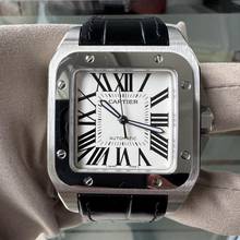 Thumbnail von Cartier Santos 100 XL W20073X8 white dial Full Set like NEW 2020