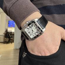Thumbnail von Cartier Santos 100 XL W20073X8 white dial Full Set like NEW 2020