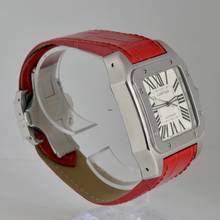 Thumbnail von Cartier Santos 100 XL W20073X8 white dial Full Set NEW 2019