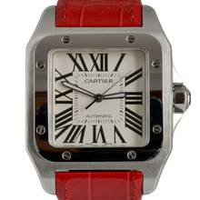Thumbnail von Cartier Santos 100 XL W20073X8 white dial Full Set NEW 2019