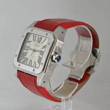 Thumbnail von Cartier Santos 100 XL W20073X8 white dial Full Set NEW 2019